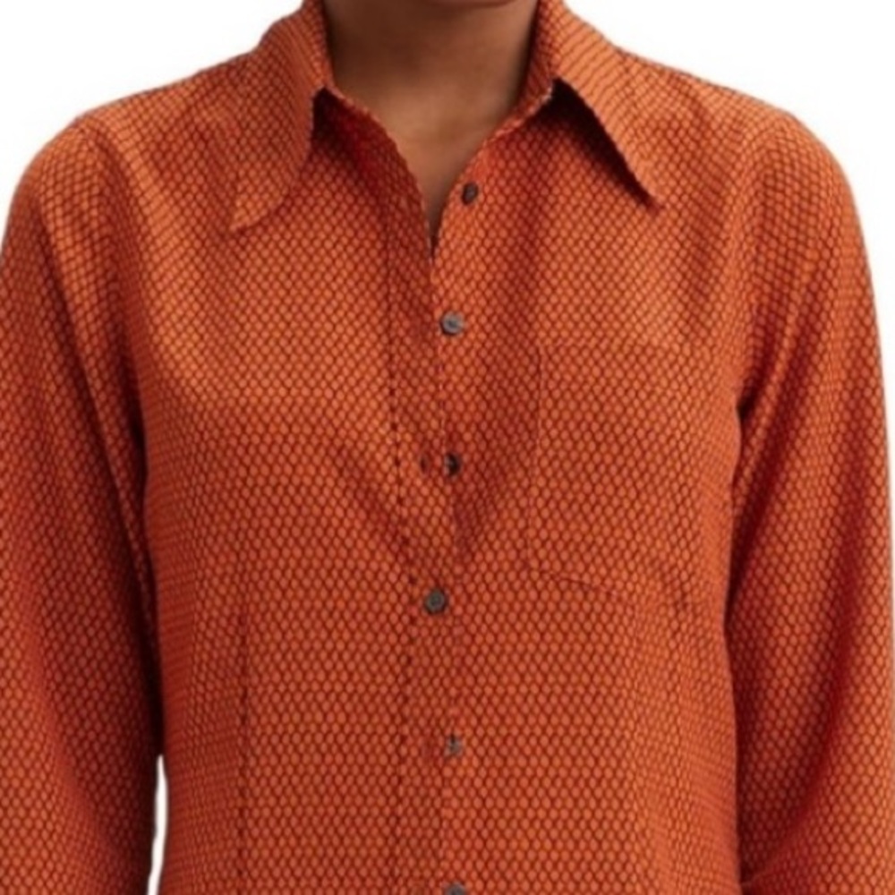 3/$10 Levi’s Orange and Purple Button Down